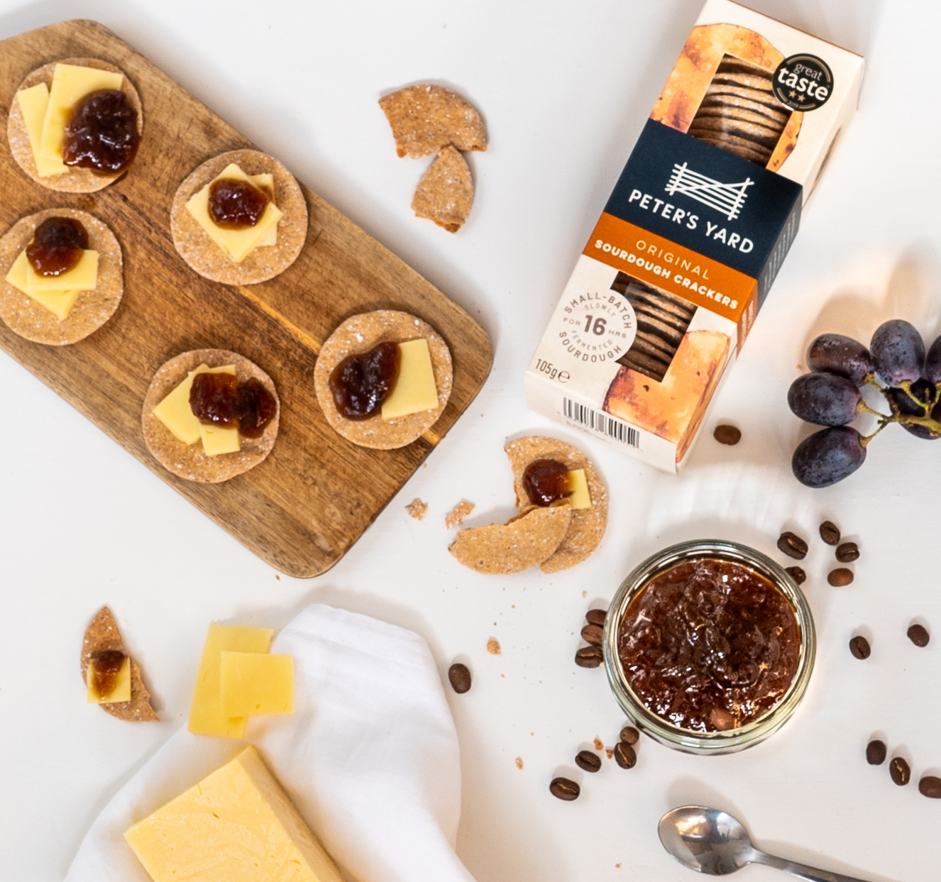 Coffee chutney & cheese